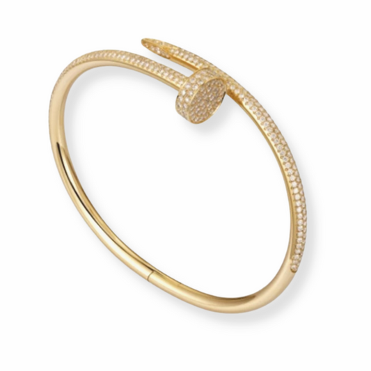 GOLD NAIL BRACELET